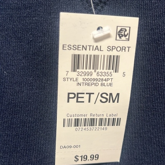 NWT Ladies Karen Scott PS Navy Sweatshirt - Picture 3 of 7